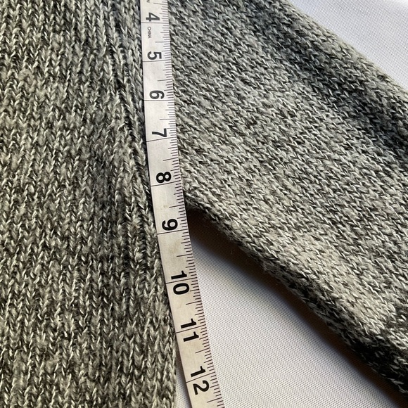 RD Style Two-Tone Gray Drape Cardigan - Picture 10 of 12